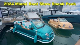 2024 Miami Boat Show Sneak Peek [upl. by Vitoria]