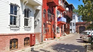 Walking in Sarıyer Istanbul  Ottoman Houses at the Bosphorus [upl. by Oiluj759]