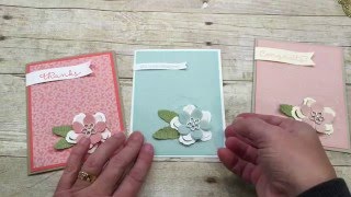 How to make a Botanical Blooms Vellum Card [upl. by Onitnelav]