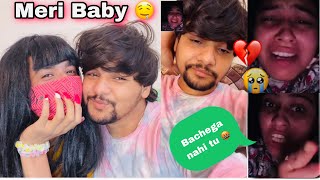 Sleeping With Another Girl 😍 Prank With long distance GF  prank on gf  video call vishu aly [upl. by Drus]