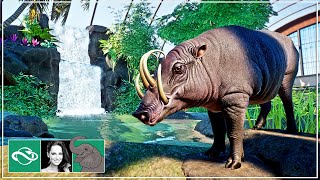 🐘 Beautiful habitat for the ugly Babirusa amp waterfall  City Zoo  Planet Zoo [upl. by Naujtna]