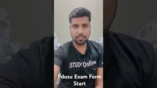 Pdusu Exam Form Start pdusu anilsir bsc msc istudyonline [upl. by Nytsuj993]