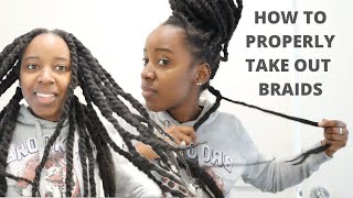 How to Remove Old Protective Styles  4C 4B Natural Hair [upl. by Liliane]