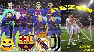 BARCELONA VS REAL MADRID VS JUVENTUS DUELO FINAL CHAMPIONS [upl. by Ajup]