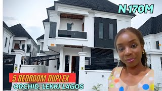 HOUSE FOR SALE IN LEKKI LAGOS NIGERIA 5 Bedroom Duplex in Orchid LEKKI lagos sales [upl. by Rosa480]