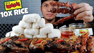 MOST REQUESTED MANG INASAL 10 CUPS OF RICE MUKBANG  MUKBANG PHILIPPINES  COLLAB teamdiego2366 [upl. by Ghiselin]