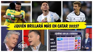 ARGENTINA BRASIL y ALEMANIA los tres favoritos para ser campeones de Catar 2022  Futbol Picante [upl. by Atteve]