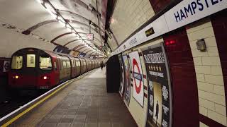 Some 1995 Stock at Hampstead  Jouney to Belsize Park [upl. by Thomasina]