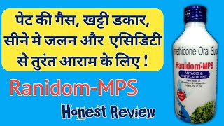 Ranidom MPS Antacid Antiflatulent Suspension Review  Best Syrup For Stomach Gas Acidity Problems [upl. by Ezana371]