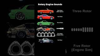 Different Rotary Engine Sounds rotaryengine [upl. by Olwena]