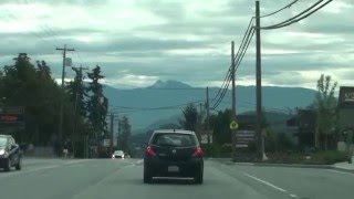 Driving Gibsons BC Canada ，Sunshine Coast Hwy [upl. by Ellerrad]