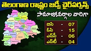 Telangana State ZP Chairmans Profiles Caste Wise  Zilla Parishad  TRS Party  BCTimes [upl. by Ling]