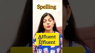 quotAffluent vs Effluent Pronunciation amp Meaning  Common English Confusionsquotenglishwords ytshorts [upl. by Noned]