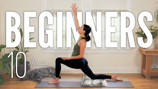 10Minute Yoga For Beginners  Start Yoga Here [upl. by Quintilla]