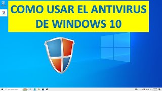 Como Usar el Antivirus de Windows 10 [upl. by Ennahgiel]