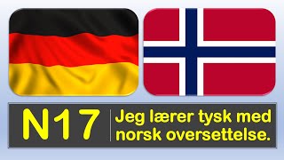 📌17📌Jeg lærer tysk med norsk oversettelse Ich lerne Deutsch mit norwegischer Übersetzung [upl. by Guido]