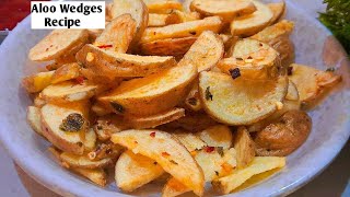 Crispy IndianSpiced Potato Wedges  Swatiskitchen [upl. by Roman402]