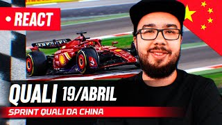 F1 REACT AO VIVO  CLASSIFICAÇÃO SPRINT DA CHINA DE 2024 [upl. by Low]