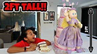 TIANAS GIANT DOLL CAKE SURPRISE [upl. by Trill]