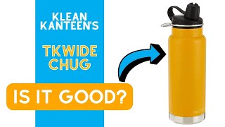 Our Review of Klean Kanteens TK Wide Bottle 32oz Chug Cap  Is It Good [upl. by Rehpotsirh]