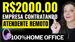 R200000 para TRABALHAR COM ATENDIMENTO HOME OFFICE [upl. by Barayon]