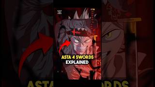 Asta all 4 swords explained in hindi  Anime saga [upl. by Yerhcaz]