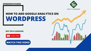 How to Add Google Analytics 4 GA4 to WordPress  VID  24  Free SEO Tutorial  Seo Tech Learning [upl. by Hermione]