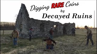 Buried For Centuries  Metal Detecting finds RARE Coins amp HUGE Silver by Early American Ruins [upl. by Abbye]