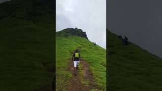 Garbett plateau ðŸ˜ maharashtra garbett trekking travel rain ytshort [upl. by Aholah425]