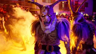 KRAMPUS NIGHT SHOW  Pozza di Fassa  Cinematic 4K [upl. by Ijuy]