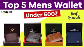 Top 5 Best Men Wallet In India 2024  Leather Wallet Under 500  Mens Leather Wallet  Review [upl. by Dimitri]