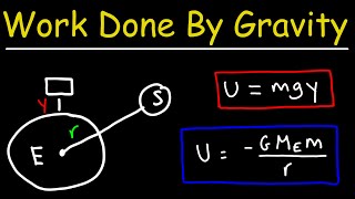 Work Done By Gravity and Gravitational Potential Energy  Physics [upl. by Sabah]