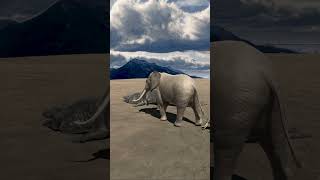 Unleashing the Beast Elephant vs Purussaurus Againe [upl. by Auqenaj988]