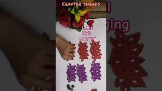 Diy lotus hanging  Lotus wall hanging Diwali decoration ideas Home decor diy shortsfeed shorts [upl. by Atinet]