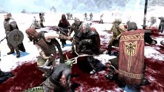 Skyrim SE Battles  Major Factions and Greybeards Battle Royale [upl. by Liponis]