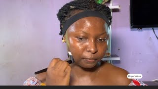 SKIN PREP FOR OILY SKIN TO GET A GLOWY MAKEUP FINISH makeuptutorial skincare beauty foryou [upl. by Abie]