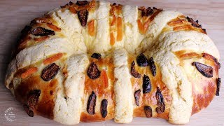 Rosca de Reyes Recipe  Three Kings Bread Recipe  The Sweetest Journey [upl. by Llennoj680]