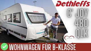 ✨ 7 Personen für unter 20000€   Der Dethleffs c Joy 480 QLK Wohnwagen [upl. by Lavina]