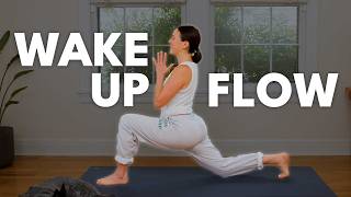 Short Wake Up Flow  15 Minute Morning Yoga [upl. by Yrrap]