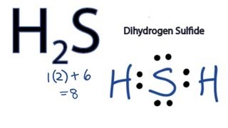 H2S Lewis Structure  How to Draw the Dot Structure for H2S [upl. by Talie650]