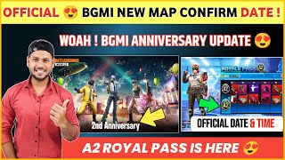 😍 New Payload Map  Bgmi Anniversary Update   Bgmi Update  A2 Royal Pass  New Royal Pass [upl. by Linder]