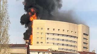 Großbrand in Istanbuler Krankenhaus [upl. by Ttcos]