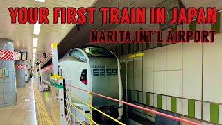 The Narita Express NEX  Your First Train Experience in Japan [upl. by Ahsaela]