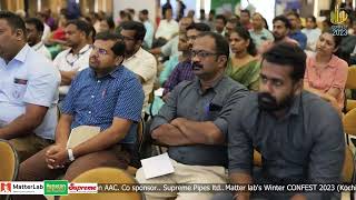 Kochi Mayor Adv Anilkumar at the Inaugural Ceremony of Matter Labs Winter CONFEST 2023 Kochi [upl. by Fatima]