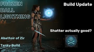 Diablo 4  Ice Shatter Combo Abattoir T10 Ball Lightning Sorcerer [upl. by Claretta]