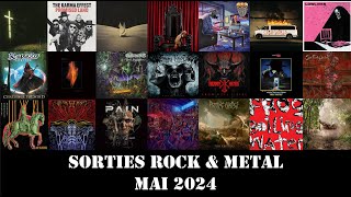 Sorties dAlbums Rock amp Metal Mai 2024 [upl. by Pavior]