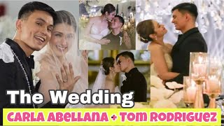 Carla Abellana at Tom Rodriguez wedding napaka elegante at class  TOMCAR WEDDING DAY [upl. by Harve]