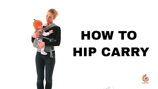 How Do I Hip Carry  360 Baby Carrier  Ergobaby [upl. by Attenwad471]