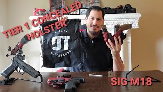 NEW HOLSTER TIER 1 CONCEALED AXIS ELITE SIG M18 BEST HOLSTER FOR APPENDIX CARRY [upl. by Noda54]