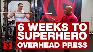 6 Weeks to Superhero Overhead Press [upl. by Kcarb]